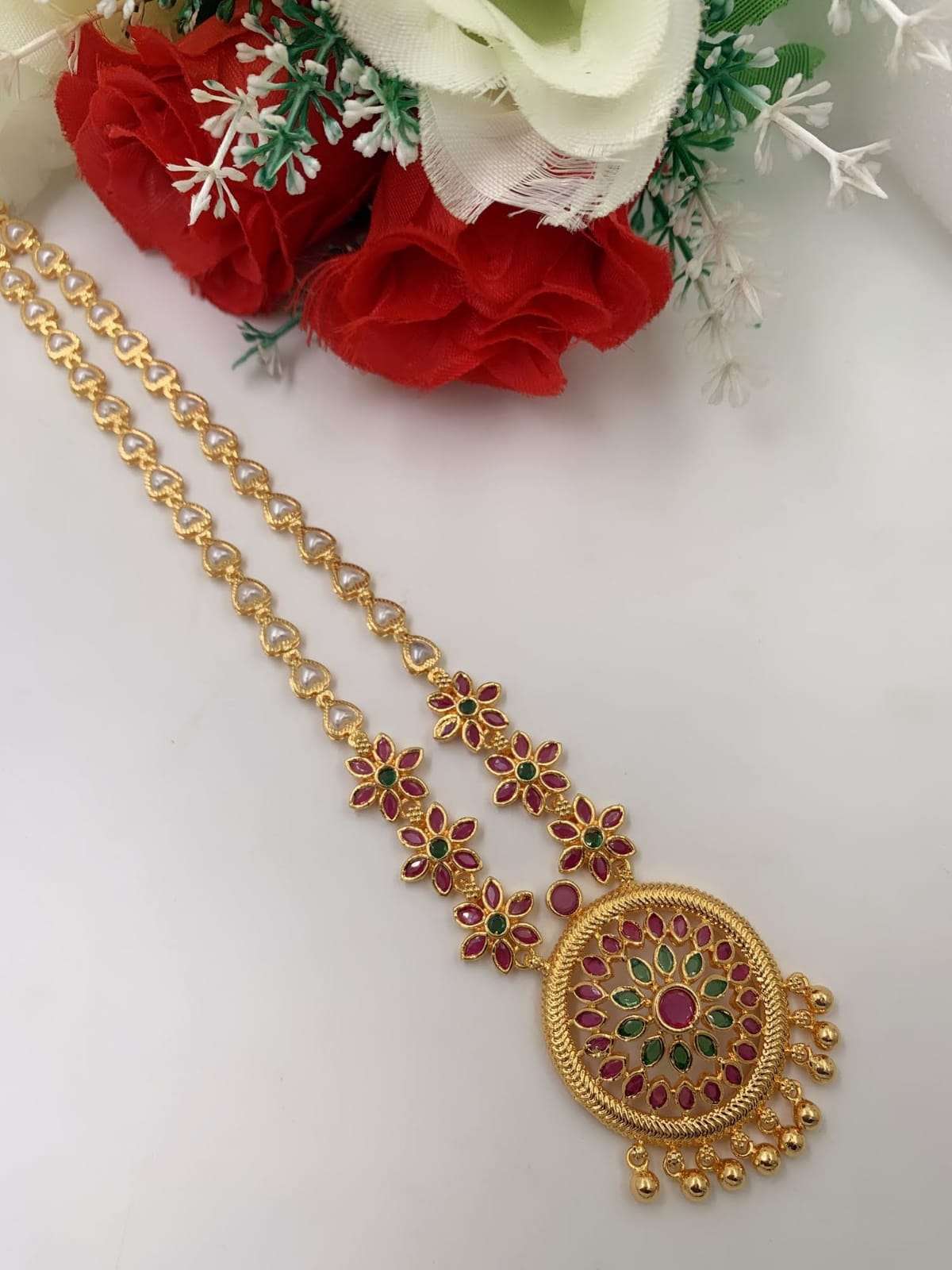 Artificial Gold plated Kundan Pearl 