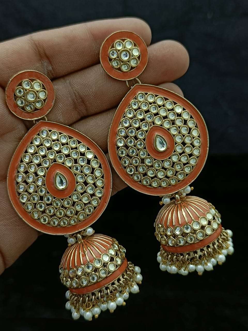 Buy Copper Earrings for Women by Jewels galaxy Online | Ajio.com