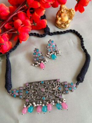 Blazing Pink Choker Set