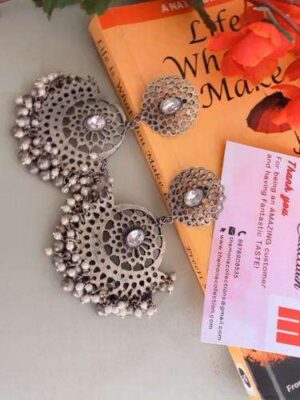 Brass Moonlight Earrings 001