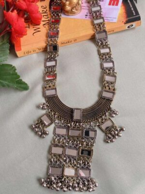 Long Cheval Mirror Necklace 001