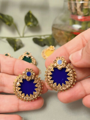 EgyptianBlue Velvet Rings