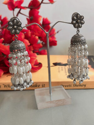 Floral Jhalar Jhumky 001