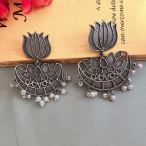 Lotus Beaded Earrings 001