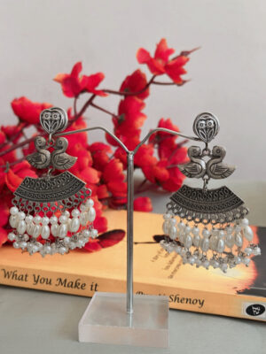 Mumtaj Beaded Jhalar Earrings 001
