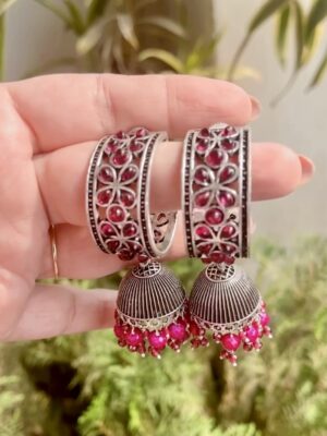 Diva_Pachi_Kundan_Hoop_Earrings_Ruby