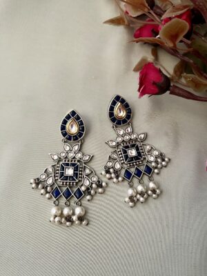 BELLA_NAVY_BLUE_JHUMKA