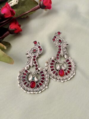 MAYURI_RUBY_EARRINGS