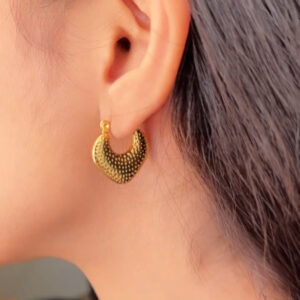 Korean Elegant Hoop Earrings Style-1