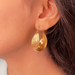 Korean Hoop Earrings Style 3-002