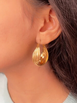 Korean Hoop Earrings Style 3-002