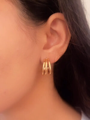 Korean Hoop Earrings Style 4-001