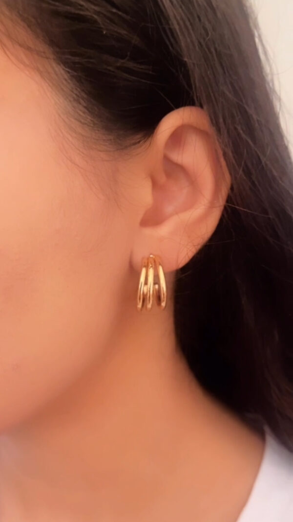 Korean Hoop Earrings Style 4-001