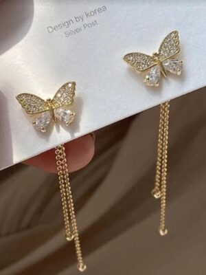 Velvet-Wing Korean Earrings-001