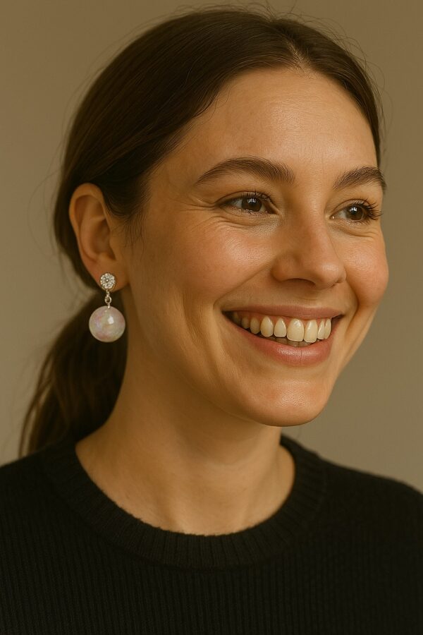 Dewdrop Elegance Korean Earrings 001