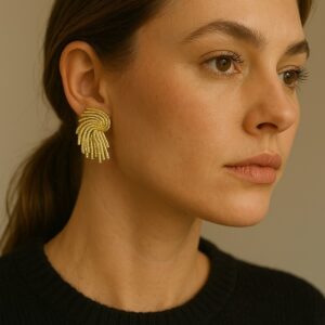 Radiance Burst Korean Earrings 001