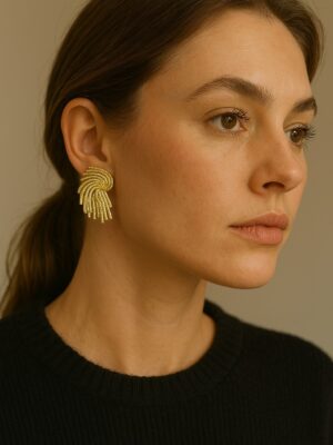 Radiance Burst Korean Earrings 001