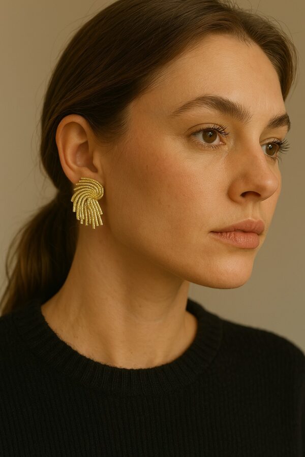 Radiance Burst Korean Earrings 001