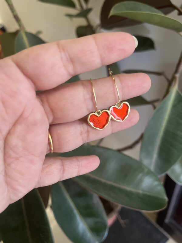 Sweetheart Dangles Korean Earrings 002
