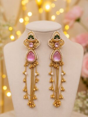 Blush Royalty Kashmiri Earrings 001