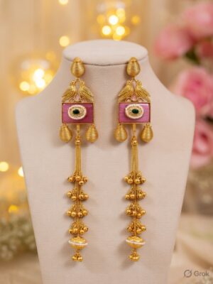 Desi Diva Dangler Kashmiri Earrings 001