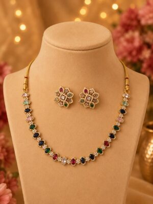 Velvet Radiance Necklace Set 001